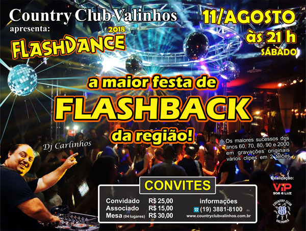 Flash Dance Anos 80 90 2000